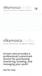 Mobile Screenshot of nikymoscayachts.com